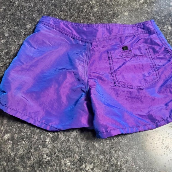 Purple Swim Shorts Size‎ 9 Shorts Zapp International A280 - Picture 4 of 5